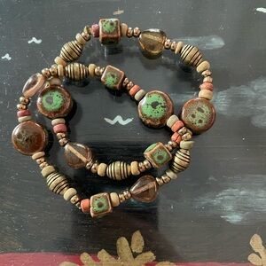 Set of two stretch bracelets from Chico’s